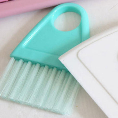 Plastic Mini Broom Dustpan Keyboard Brush Set-HA01107-Veeddydropshipping