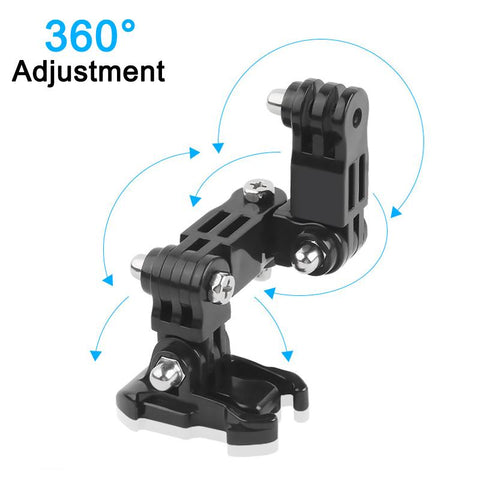 Adjustable Helmet Chin Mount Curved Side Adhesive Mount for GoPro Hero -CE00432-Veeddydropshipping
