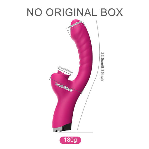 Vibrator For Women 2 In 1 Licking Machine Clitoris Stimulator G-Spot Powerful -BH01265-Veeddydropshipping