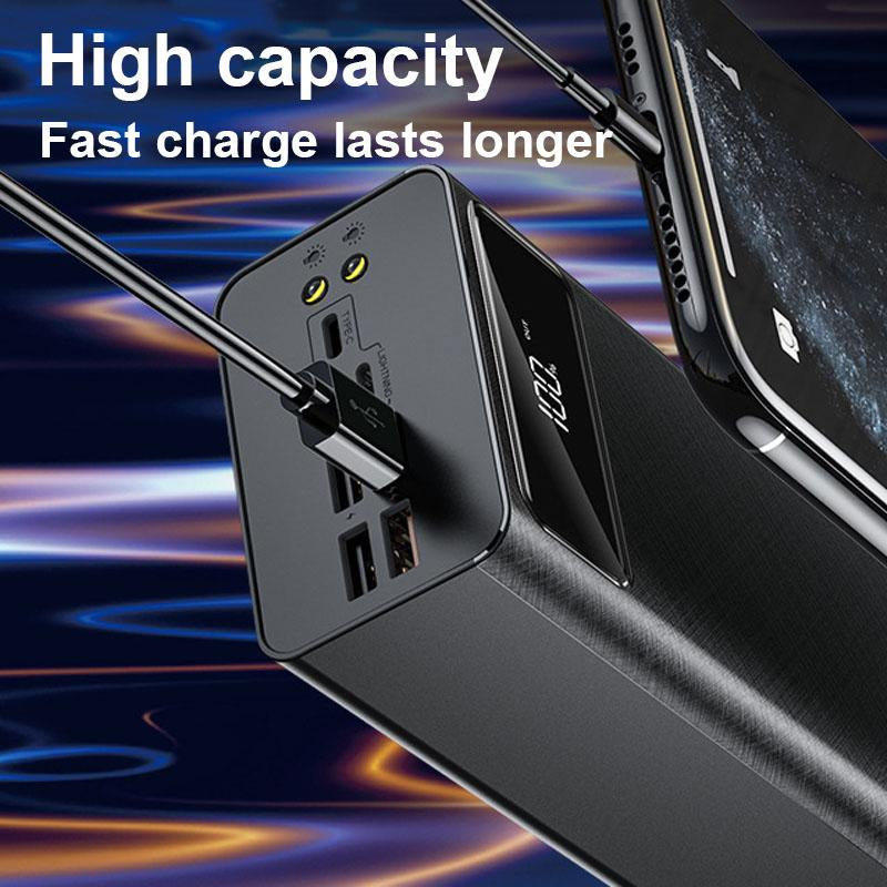Portable Power Bank Two-way Fast Charging 80000mAh-Veeddydropshipping