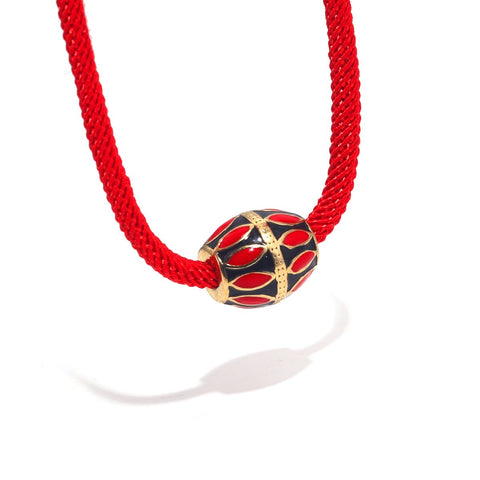 Steel Enamel Ball Shape Beads Spacer Oval Bead for DIY -JW01545-Veeddydropshipping