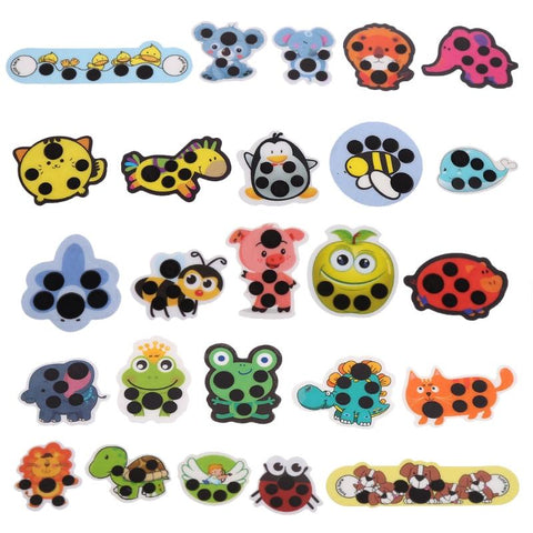 5Pcs Baby Kid Forehead Cartoon for Head Thermometer Fever Body-TB00520-Veeddydropshipping