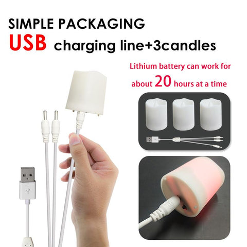 Led candles With Flickering Flame Timer Remote Control-HA00353-Veeddydropshipping