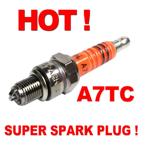 1pcs Motorbike Replacement Parts Spark Plugs High Performance 3-Electrode-AM00110-Veeddydropshipping