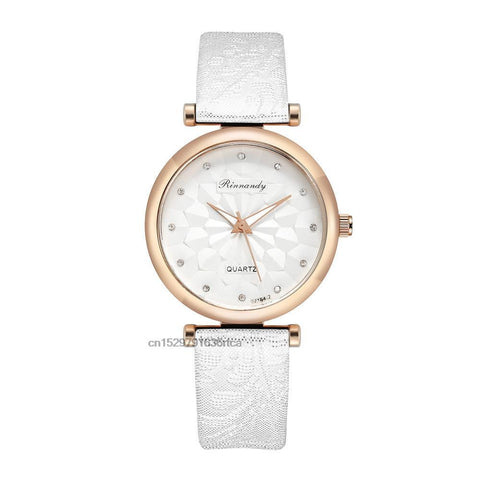 Luxury  Watch Rhombus flowers Women Quartz Watches-JW01076-Veeddydropshipping
