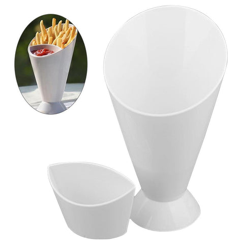 Assorted Sauce Chips Snack Cone Dip Cup Tableware-HA01331-Veeddydropshipping