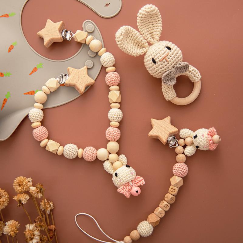0 -12 Months Kids Toys Baby Stroller Toys Crochet Animal Rattle Mobiles Elephant-TB00505-Veeddydropshipping