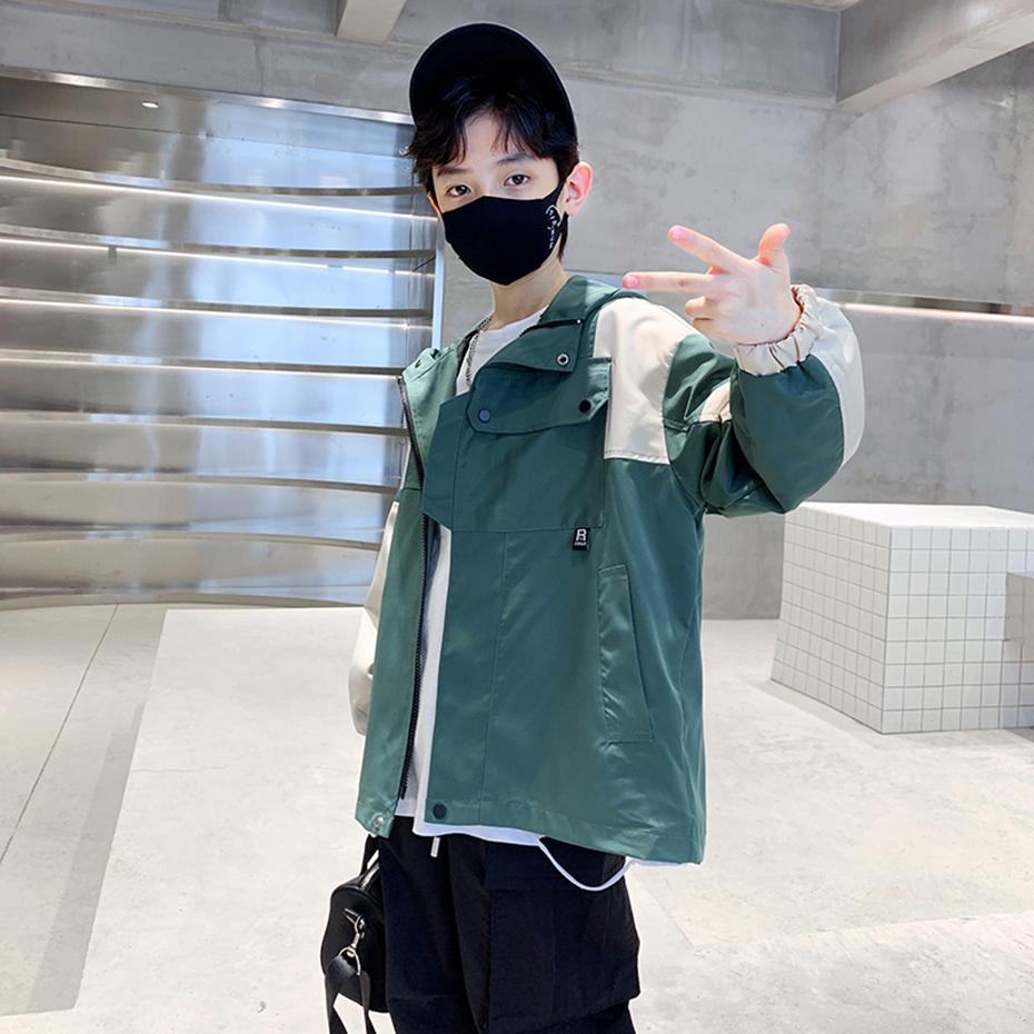 Boys Jacket Outerwear Patchwork Kids Coats-Veeddydropshipping