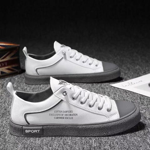 Vulcanize Shoes Canvas Shoes All-match Comfortable Men-BS01428-Veeddydropshipping