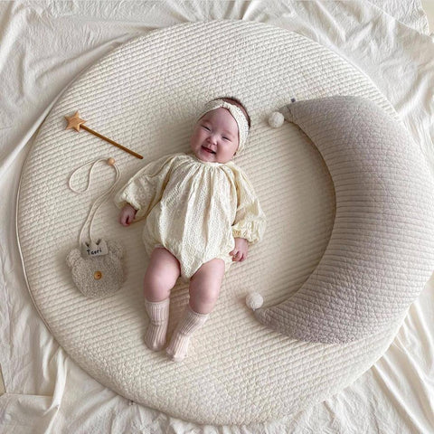 Child Pillow Moon Shape Detachable Nursing Baby Head Cushion Photo Props-TB00810-Veeddydropshipping