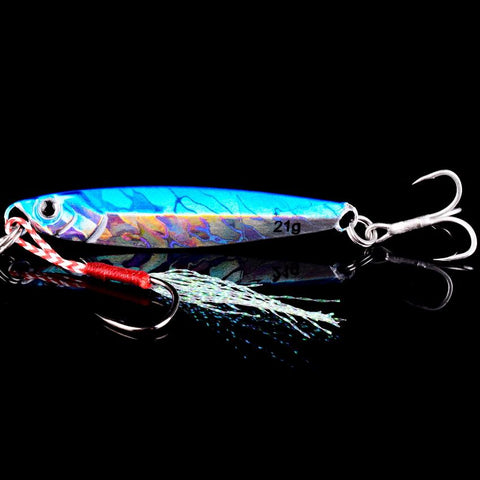 Aorace 10Pcs Super Quatity Metal Casting Jig 7g-10g-21g-28g Shore Drag Cast Jigging -OS00391-Veeddydropshipping