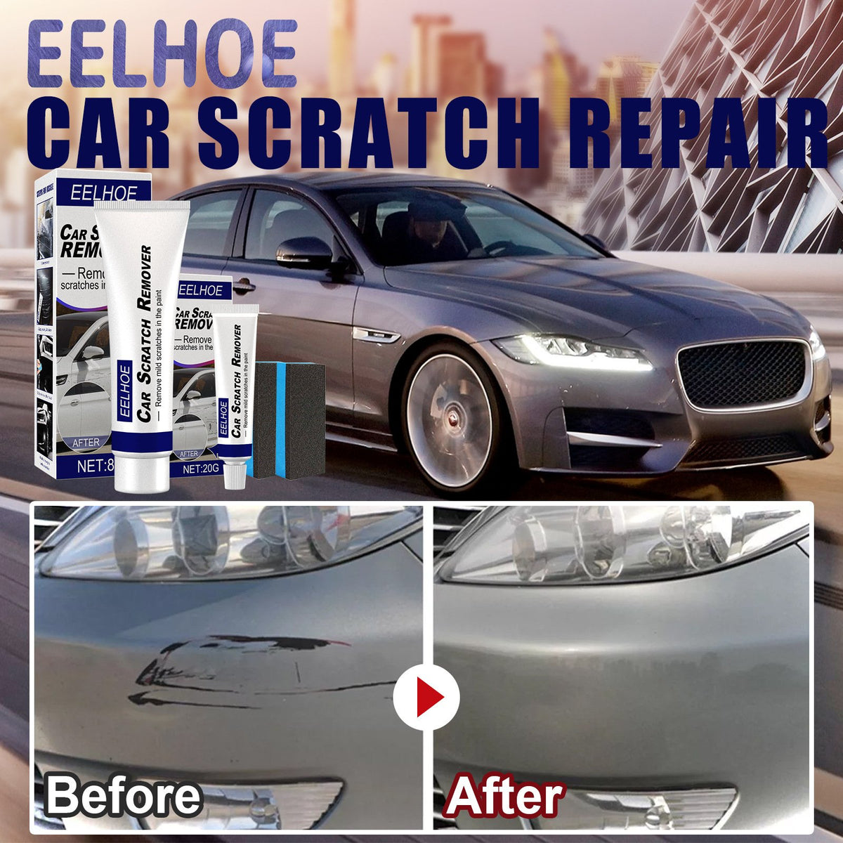 New Car Styling Scratch Repair Polishing Kit Auto Body Grinding Compound-AM00392-Veeddydropshipping