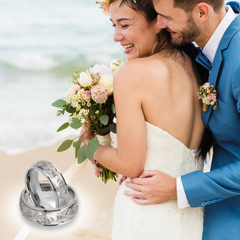 Wedding Rings with Hand Engagement Anniversary Ring  -JW00420-Veeddydropshipping