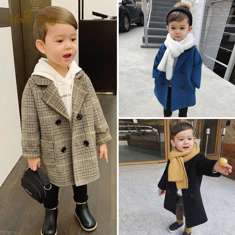 Baby Boy Woolen Jacket Warm Infant Toddle-Veeddydropshipping