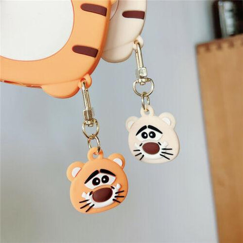 For iPhone 13 Pro Max 12 11 XS XR X 8 7 Case Cartoon 3D Tiger Shockproof Cover-PA00166-Veeddydropshipping