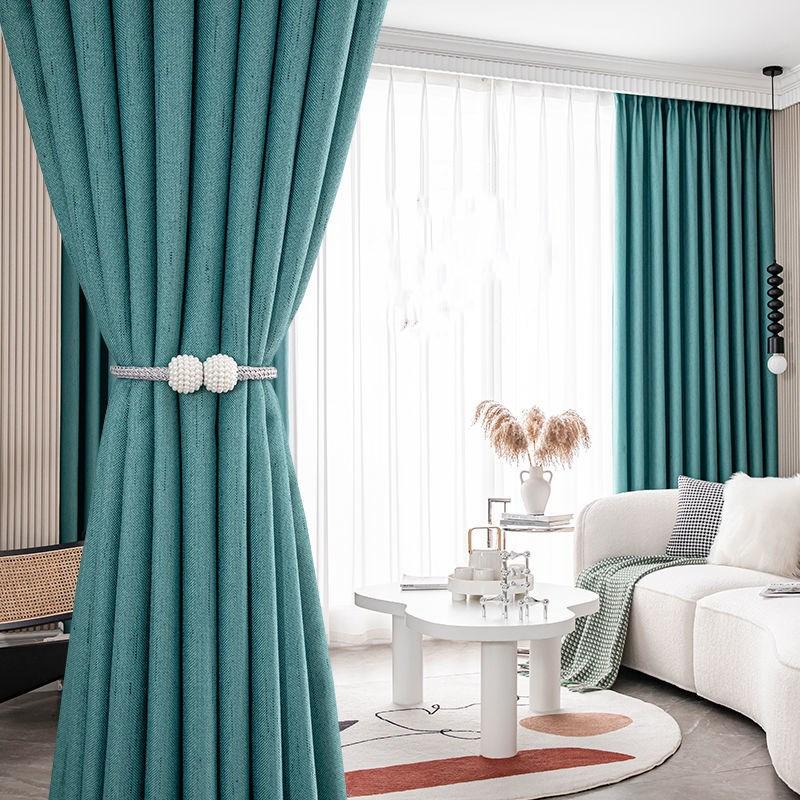 Height Curtain for Living Room Modern Grey Curtains-HA00552-Veeddydropshipping