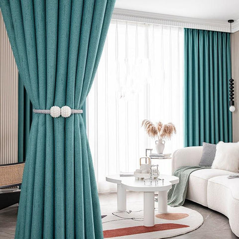 Height Curtain for Living Room Modern Grey Curtains-HA00552-Veeddydropshipping
