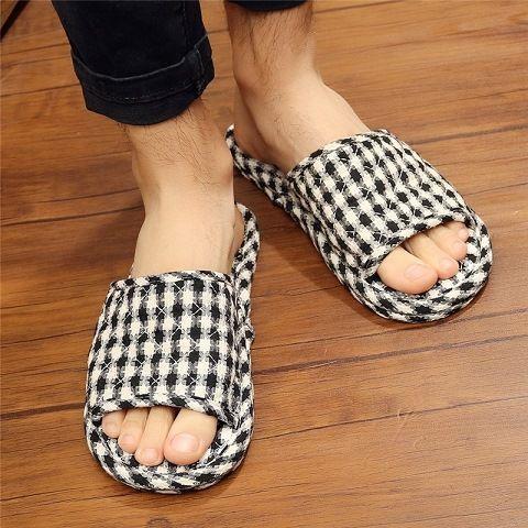 Slippers Wood Floor Floor Tiles Mute Indoor Soft Bottom Female-BS01257-Veeddydropshipping