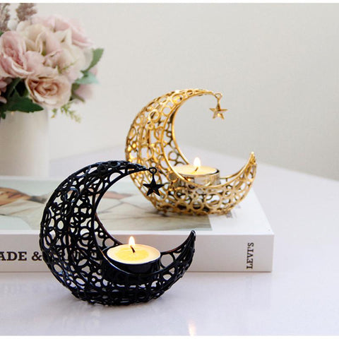 Mubarak Candle Holder Banner Ramadan Decoration-HA00583-Veeddydropshipping