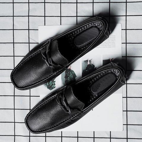 Genuine Leather Men Loafers Slip-On Good Quality Men Luxury-BS01344-Veeddydropshipping