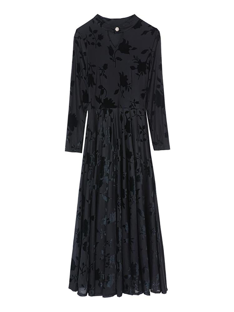 Hollow Out Sexy Midi Dress Women Casual Party Dress-WF00323-Veeddydropshipping