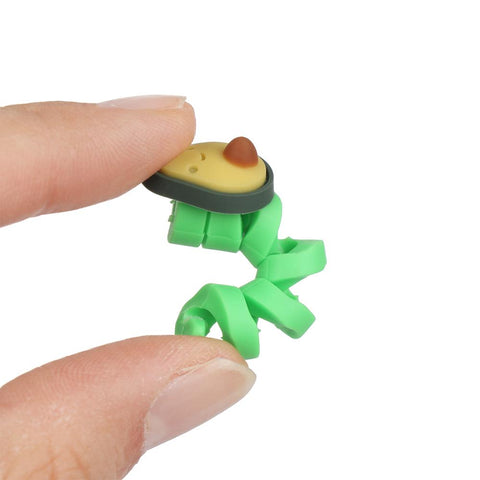 Cute USB Charging Cable Bite Protection Cartoon Animal Charger Cable Wire Organizer-PA00945-Veeddydropshipping
