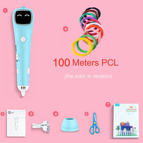 Wireless 3D Printing Pen Voice Prompt USB RechargeableCO01253-Veeddydropshipping