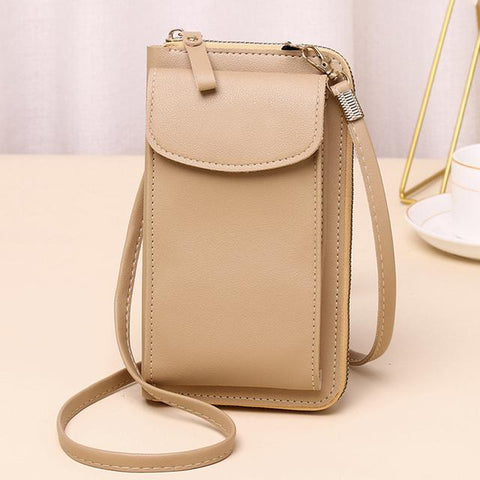 Women PU Leather Shoulder Bag Multifuncion Messenger-BS00124-Veeddydropshipping