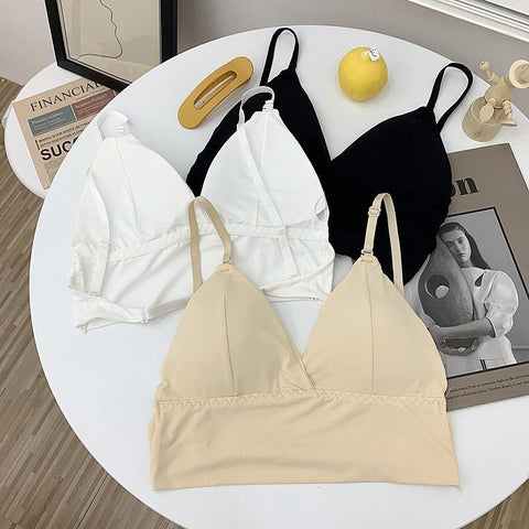 Women Camisole Vest Backless Top Bra-WF00881-Veeddydropshipping