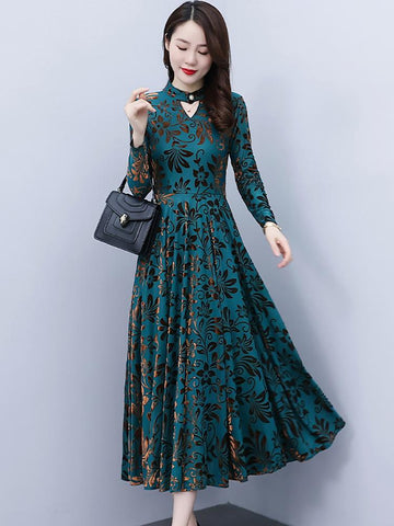 Hollow Out Sexy Midi Dress Women Casual Party Dress-WF00323-Veeddydropshipping