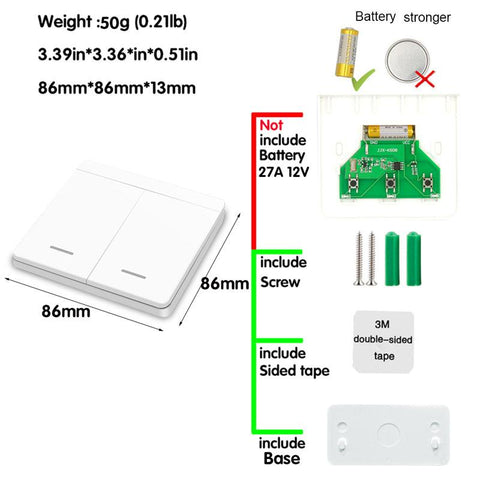 Wireless Remote control Smart socket switch Remote ON OFF Electrical-TI01138-Veeddydropshipping