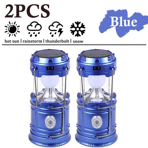 Solar LED Portable Lantern Telescopic Torch Lamp Multi-function-TI00846-Veeddydropshipping