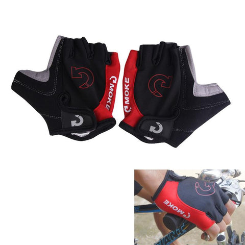 1Pair Gel Half Finger Cycling Gloves Anti-Slip Anti-sweat Bicycle Left-Right Hand-OS01224-Veeddydropshipping