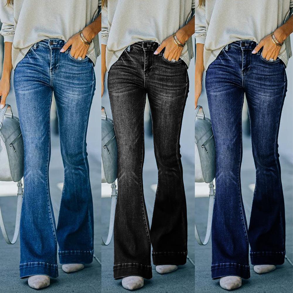 Jeans Woman High Waist Autumn 2022 New Denim Trousers Water-TB01247-Veeddydropshipping