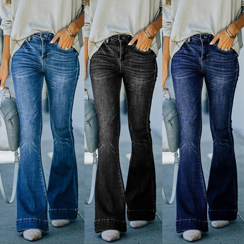 Jeans Woman High Waist Autumn 2022 New Denim Trousers Water-TB01247-Veeddydropshipping