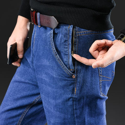 Multi-Pocket Black Male Jeans Men Men&#39;S Jean-MF00618-Veeddydropshipping