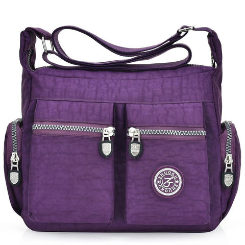 nylon shoulder crossbody bags solid  versatile fashion crossbody  women-BS00145-Veeddydropshipping