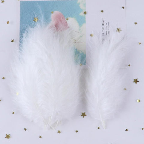 Turkey Marabou Feathers Fluffy Decorative-HA00053-Veeddydropshipping