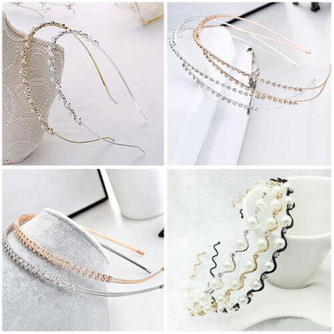 Women Elegant Head Hoop Headband Accessories-WF01117-Veeddydropshipping
