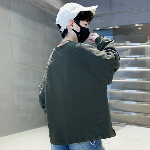 School Boy Clothes Children Tops Sweatshirt-Veeddydropshipping