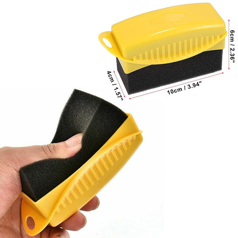 Car Wheel Polishing Waxing Sponge Brush With Cover ABS Washing-AM00481-Veeddydropshipping