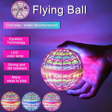 Original Authentic Flying Ball Spinner Boomerang Magic and LED Lights Hovering-TB01390-Veeddydropshipping