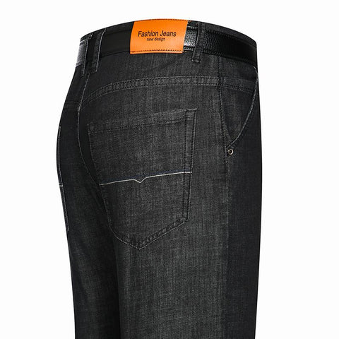 Elastic Cotton Jeans Men Fashion Business Classic-MF00521-Veeddydropshipping