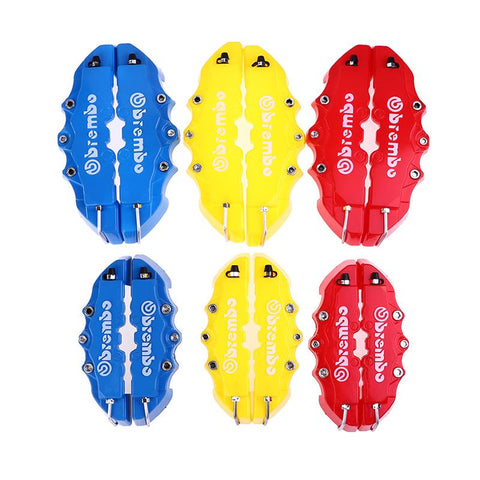 4pcs Disc Brake Caliper Car Covers Front &amp; Rear Kit Car-AM00179-Veeddydropshipping