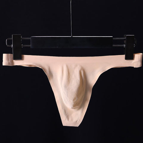 Stretchy Briefs Breathable Thong T-Back Male Underpants Seamless-MF01657-Veeddydropshipping