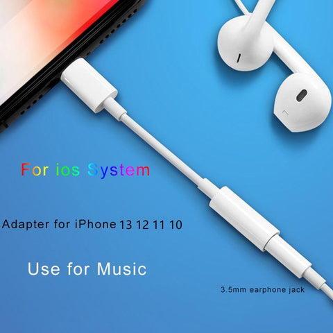 3.5mm Bluetooth Headphone Adapter For iPhone AUX Adapter For IOS 13 12 11 Lightning-PA00969-Veeddydropshipping