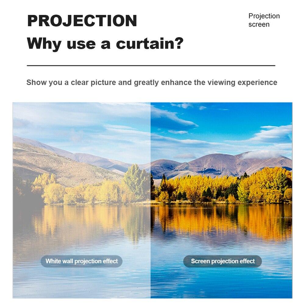 Anti Light Projection Screen Portable Outdoor High Definition-Veeddydropshipping