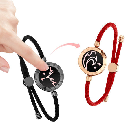 long distance touch Bracelets for Couplesrelationship gifts light up-JW00005-Veeddydropshipping