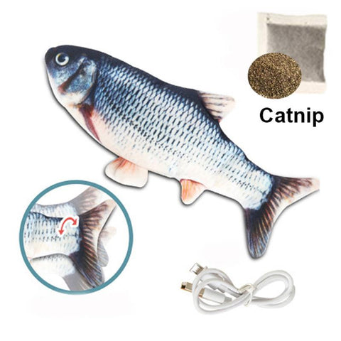 Floppy Wagging Fish Cat Toy USB Electric Charging-HA01451-Veeddydropshipping
