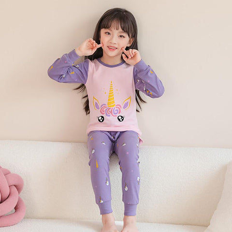 Kids Pajamas Christmas Sleepwear for Boys Girls Cotton Set Autumn-TB01074-Veeddydropshipping